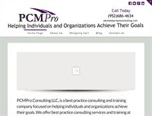 Tablet Screenshot of pcmproconsulting.com